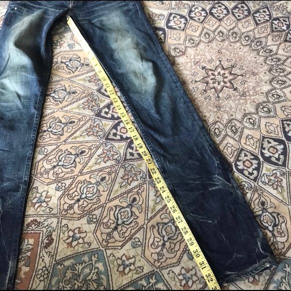 Hysteric glamour denim acid wash jeans studded - Picture 9 of 11